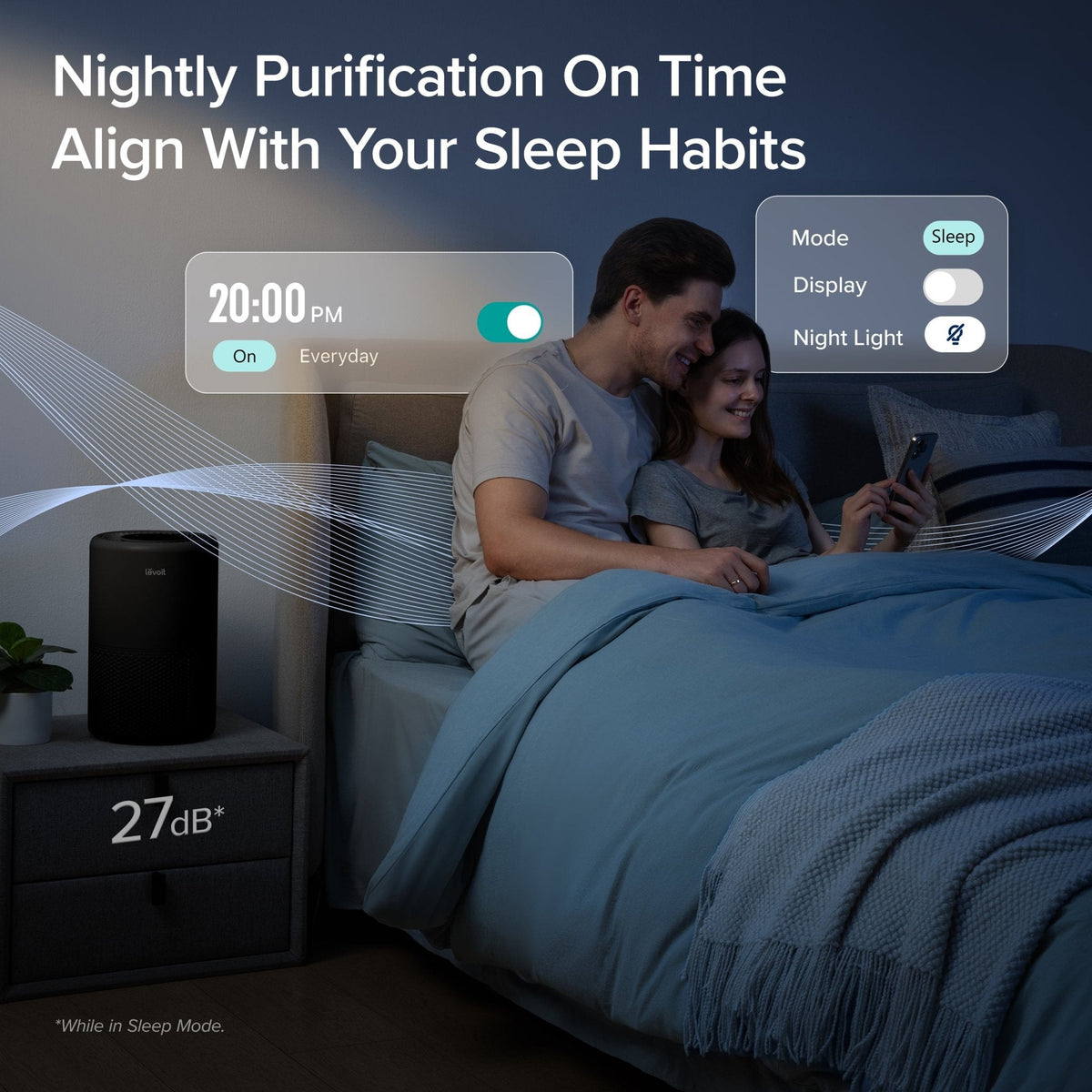 Levoit Core? 200S-P Black Smart Air Purifier