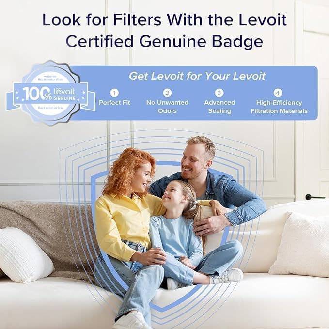Levoit Core 300-P 4-Stage Smoke Remover Replacement Filter