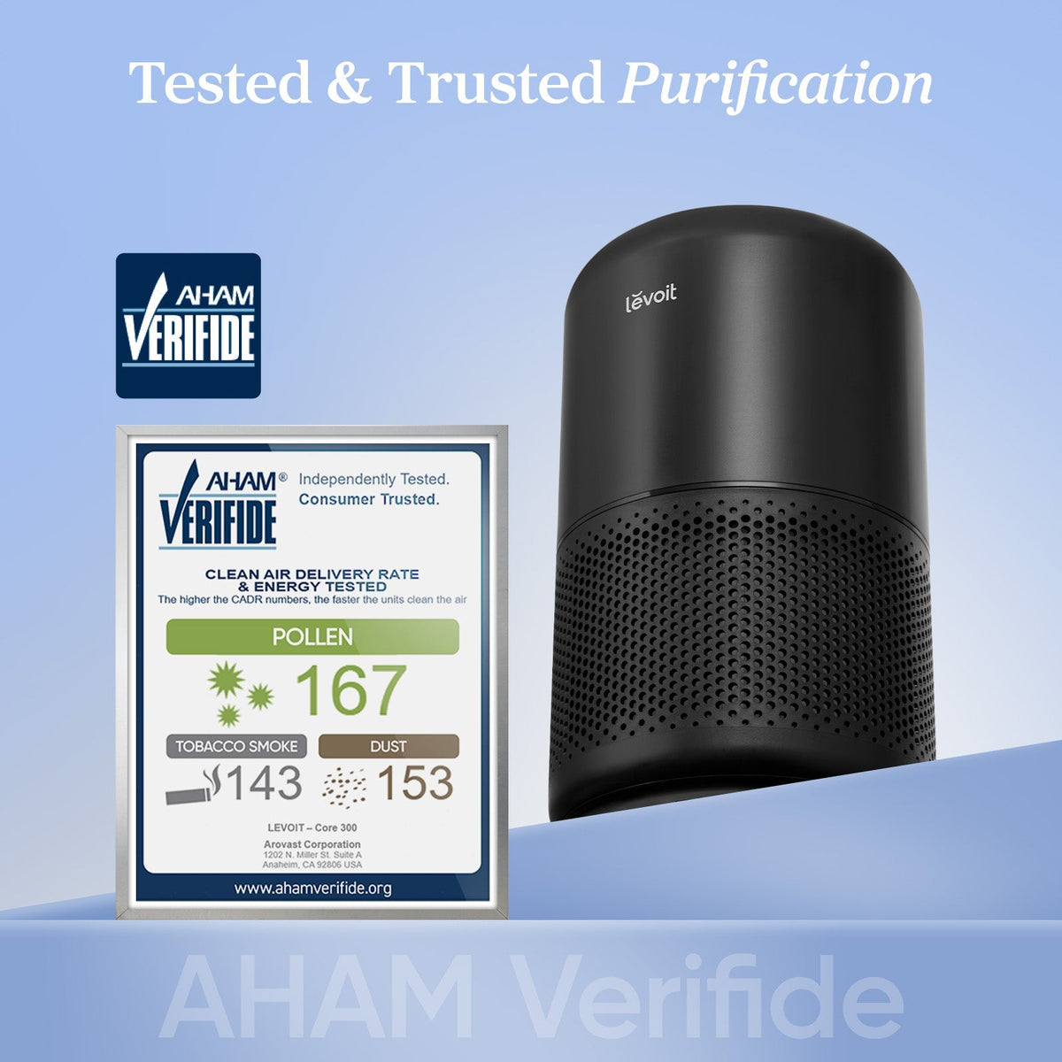 Levoit Core? 300-P Black Air Purifier