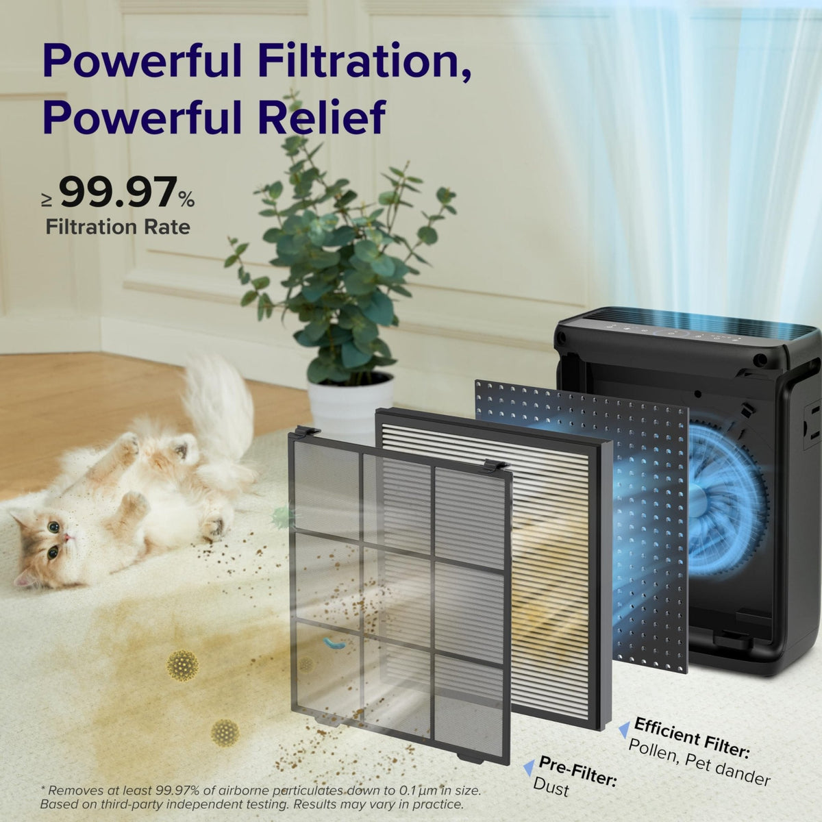 Levoit Vital 100S-P Smart Air Purifier Black