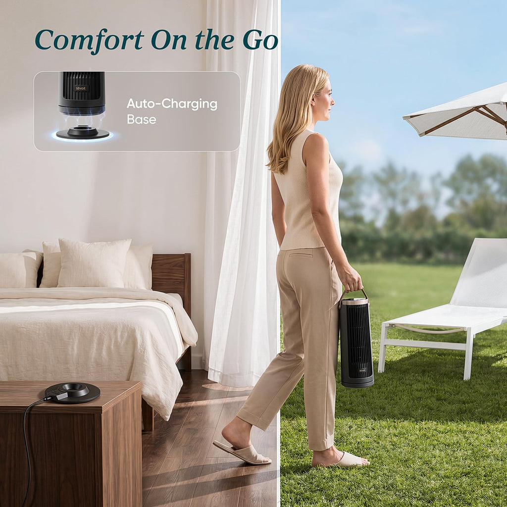 Levoit Windi Mini Pro Portable Desk Tower Fan