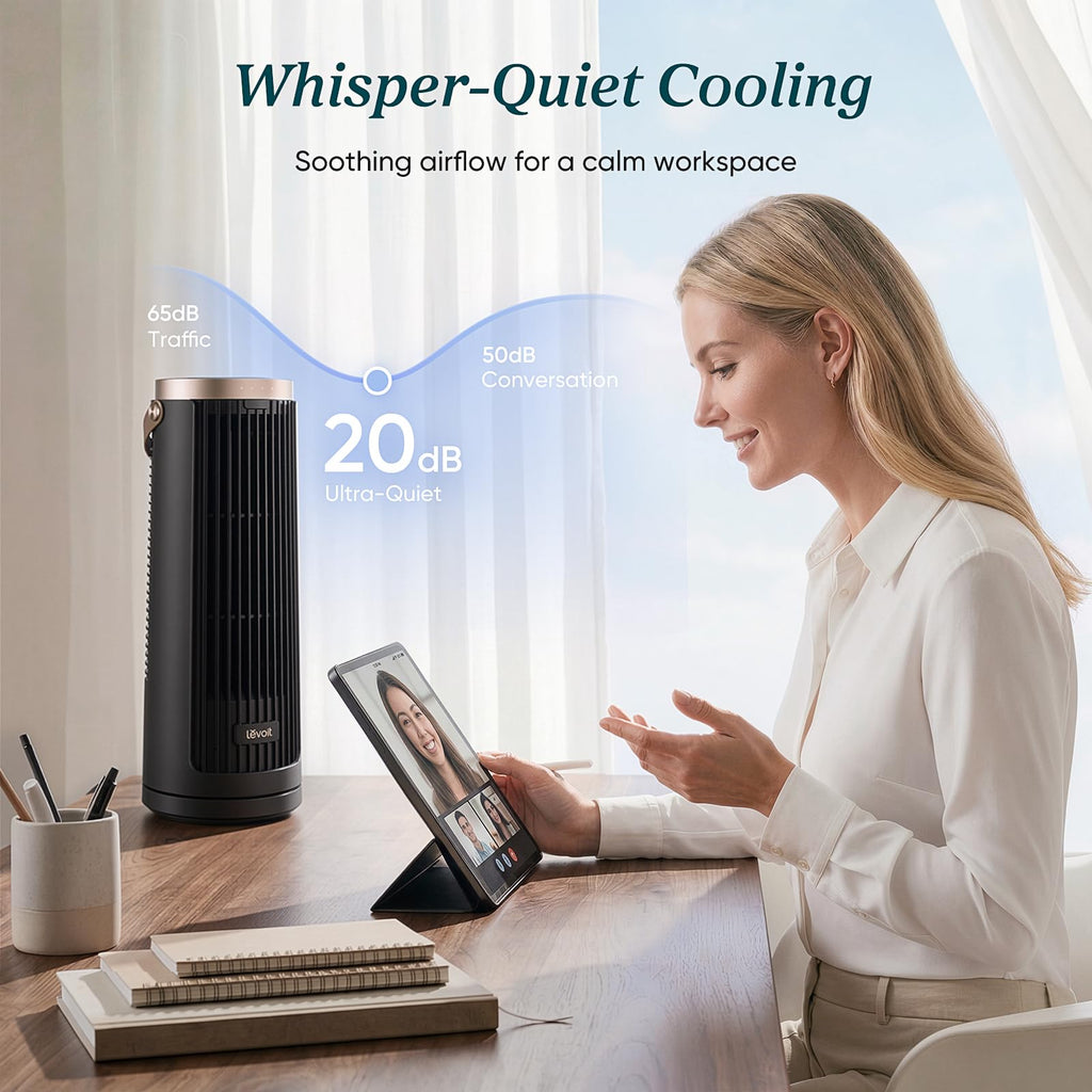 Levoit Windi Mini Pro Portable Desk Tower Fan