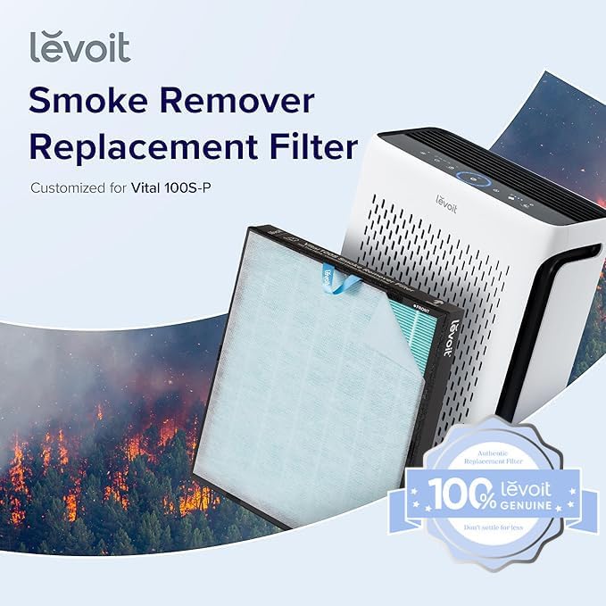 Levoit Vital 200S-P Smoke Remover Carbon Replacement Filter